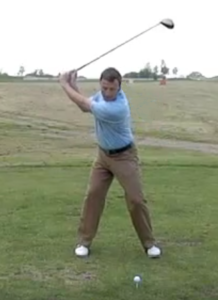 using knees in the downswing of the sequence